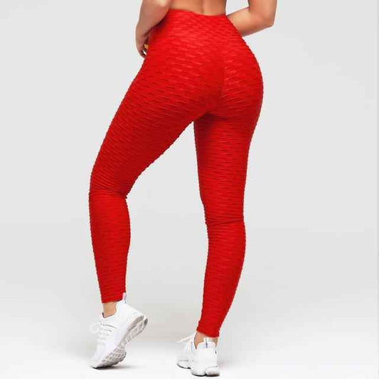 Booty Lifting Anti Cellulite Scrunch Leggings Without Pocket - Sultani Trade Company