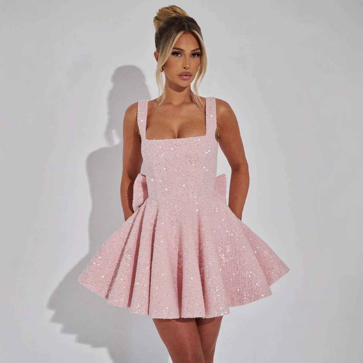 Women's Fashion Personalized Bow Party Dress