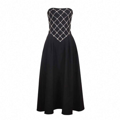 Elegant Rhinestone Bandage Dress